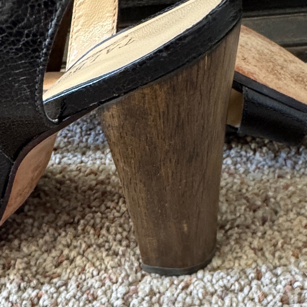 Talbots Black Open-Toe Heels - Picture 11 of 11